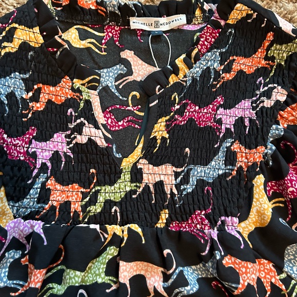 Michelle McDowell Animal Print Dress-NWT - Picture 2 of 5